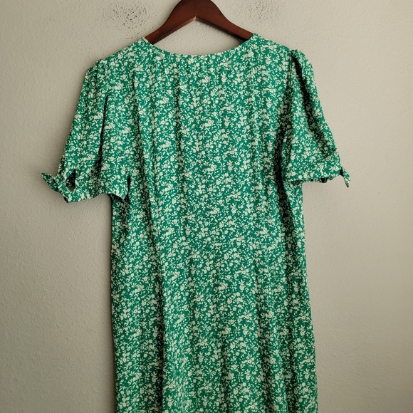 Sezane Vic Dress in Garden Green size 40 - Picture 8 of 10